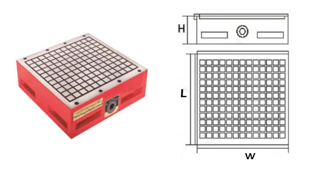 Permanent magnetic table specification Permanent magnetic table specification